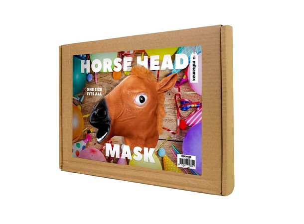 Hestehode Maske Horse Head Mask Gjør festen/hverdagen litt morsommere!