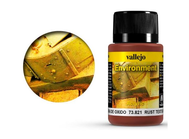 Vallejo Environment Rust Texture - 40ml Weathering Effects - Acrylic
