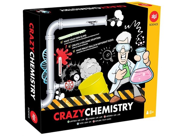 Crazy Chemistry Kjemisett Gjør dine egne eksperimenter