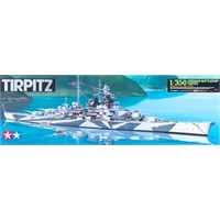 German Battleship Tirpitz Tamiya 1:350 Byggesett