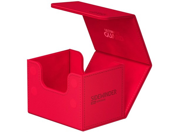 CardBox Sidewinder Monocolor 100+ Rød Ultimate Guard XenoSkin