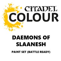 Daemons of Slaanesh Paint Set Battle Ready Paint Set for din hær