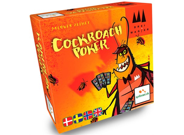 Cockroach Poker Brettspill Norsk utgave