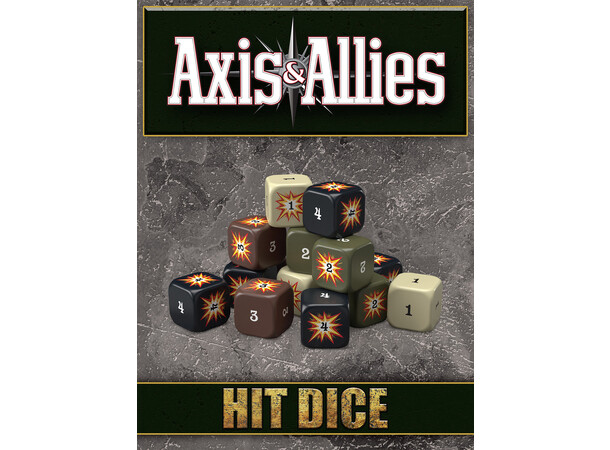 Axis & Allies Hit Dice - 72 stk