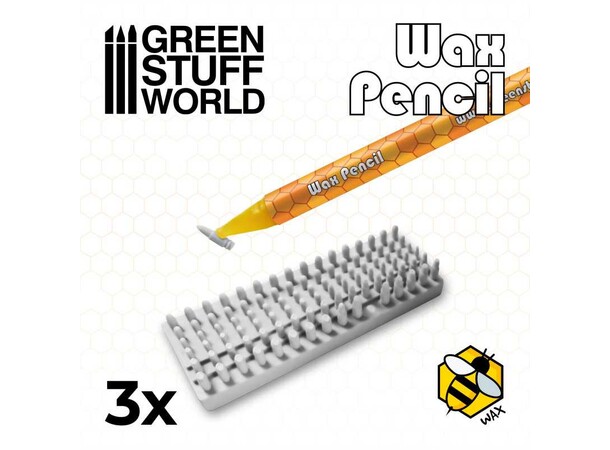 WAX Picking Pencil - 3 stk Green Stuff World