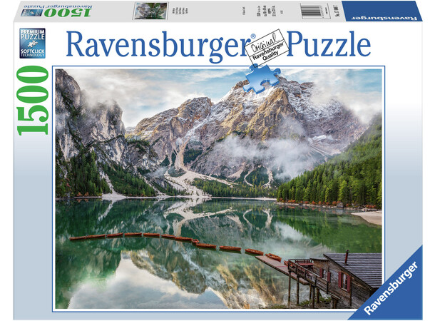 Lake Braies 1500 biter Puslespill Ravensburger Puzzle