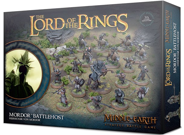 Lord of the Rings Mordor Battlehost Middle-earth Strategy Battle Game