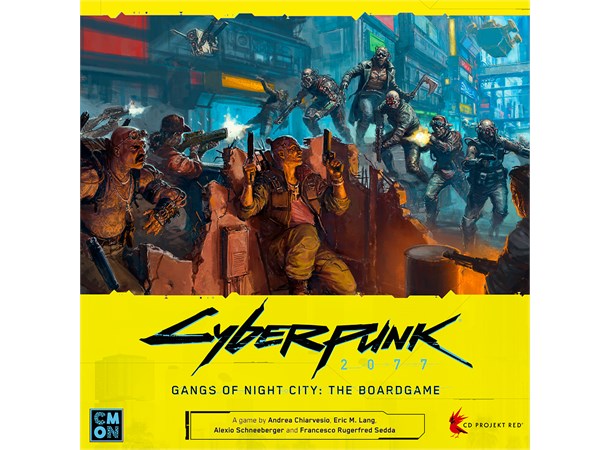 Cyberpunk 2077 Brettspill Gangs of Night City The Boardgame