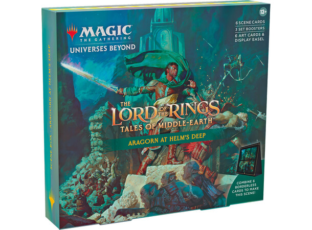 Magic Tales Middle Earth Scene Box 2 Aragorn at Helm's Deep