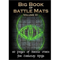 Book of BattleMats BIG VOL. 3 - 60 sider Spiralinnbundet - 2,5cm rutenett