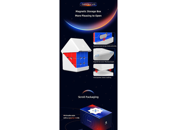 GAN13 Maglev UV Stickerless Speed Cube