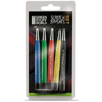 Scratch Brushes Set - 5 stk Green Stuff World