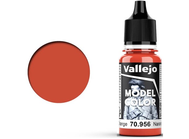 Vallejo Model Color Clear Orange 17ml Tilsvarer 4682AP | 4302AP | X-6