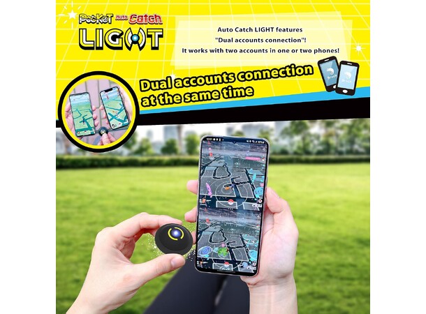Brook Pocket Auto Catch Light White For Pokemon GO 