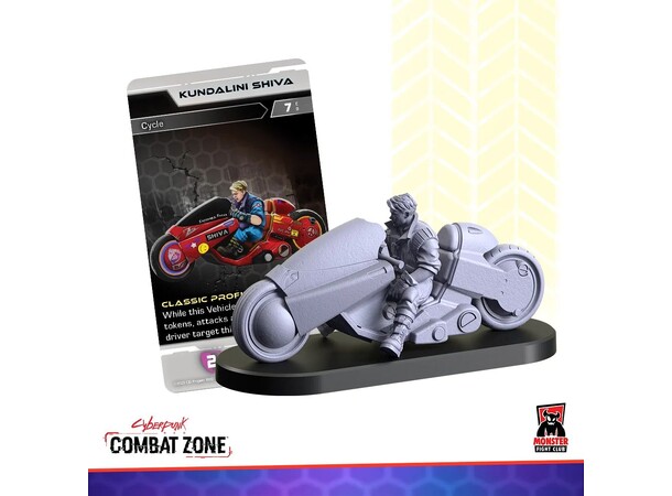 Cyberpunk Red CZ Cybercycle Kundalini Shiva Cybercycle - Combat Zone 