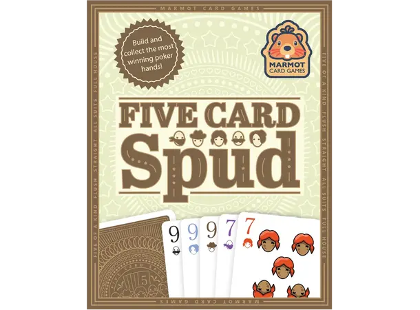 Five Card Spud Kortspill 