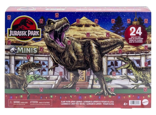 Jurassic Park Minis Julekalender Advent Calendar Island Visitor 