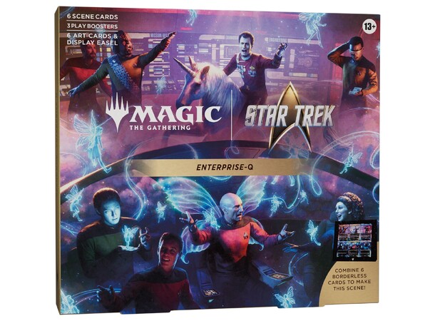 Magic Star Trek Scene Box #1 Enterprise-Q 