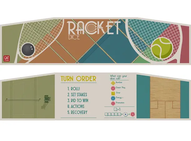 Racket Dice Brettspill 