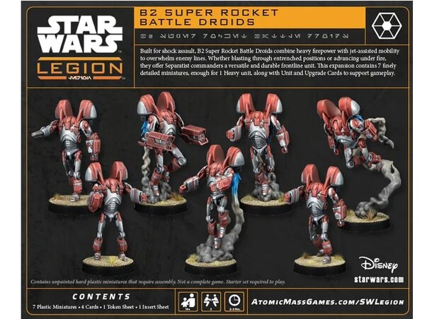 Star Wars Legion B2 Super Rocket Battle Battle Droid Unit Expansion 