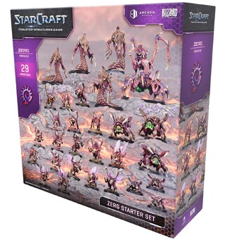 Starcraft Zerg Starter Set Tabletop Miniatures Game