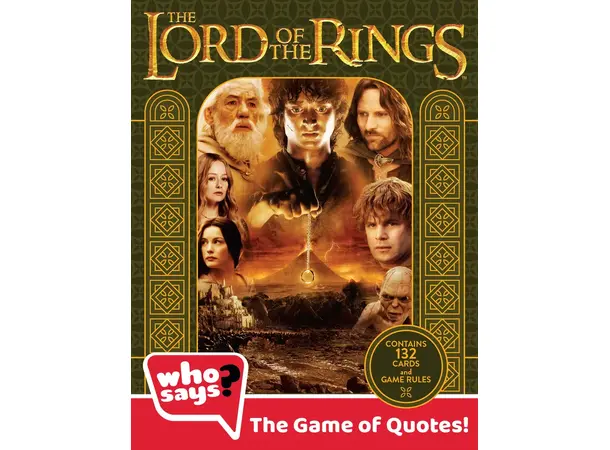 Who Says Lord of the Rings Partyspill 