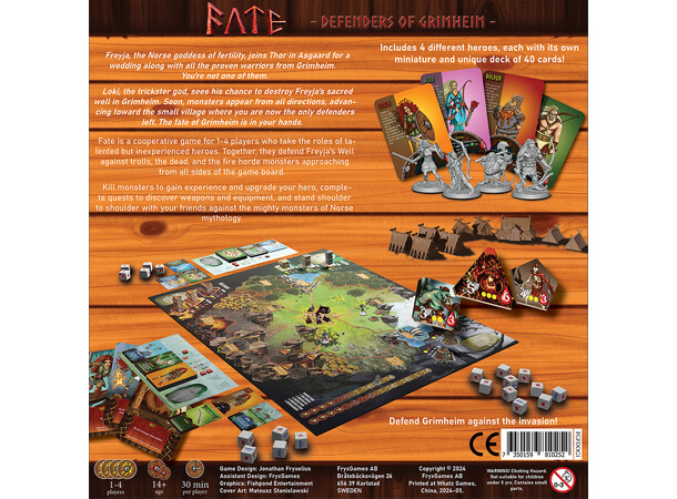 Fate Defenders of Grimheim Brettspill 