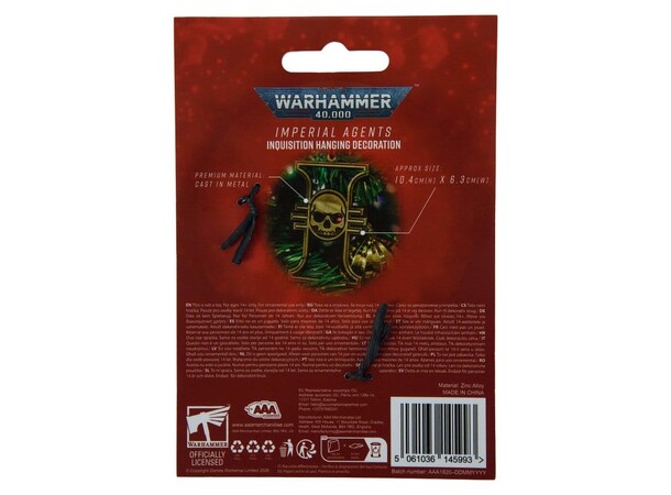 Imperial Agents Hanging Decoration Warhammer 40K 