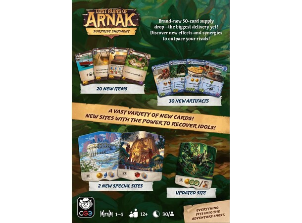 Lost Ruins of Arnak Surprise Shipment Utvidele til Lost Ruins of Arnak 