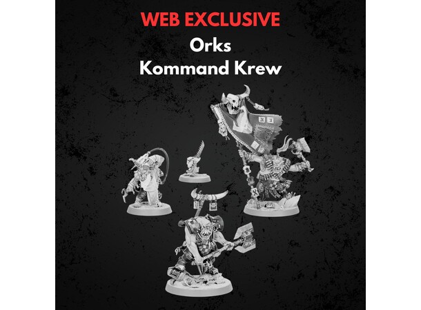 Orks Kommand Krew Warhammer 40K 