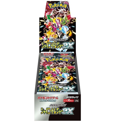 Pokemon Shiny Treasure EX Booster Box JAPANSK - Paldean Fates - sv4a