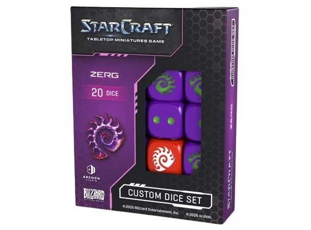 StarCraft Zerg Dice Set Tabletop Miniatures Game 