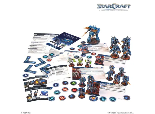 Starcraft Terran Starter Set Tabletop Miniatures Game 