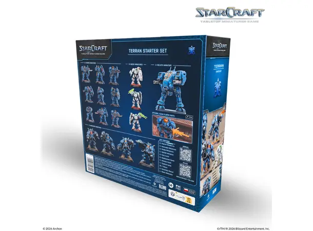 Starcraft Terran Starter Set Tabletop Miniatures Game 