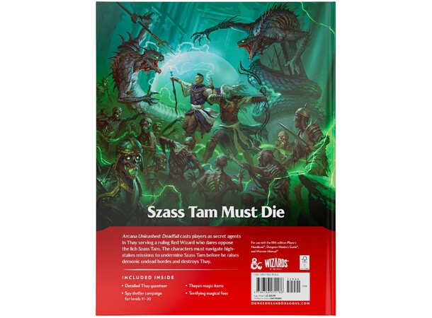 D&D Arcana Unleashed Deadfall Dungeons & Dragons 