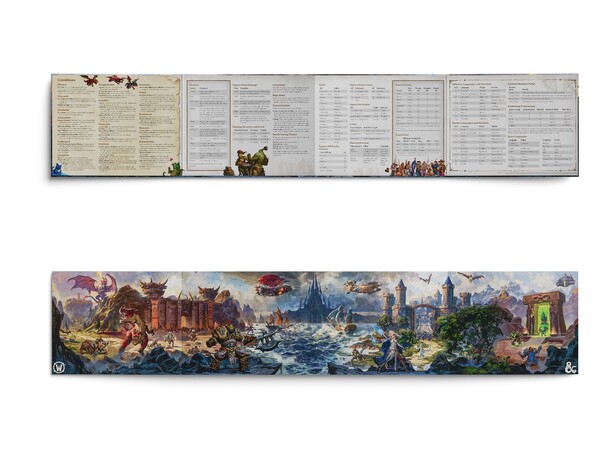 D&D World of Warcraft DM Screen Dungeons & Dragons 