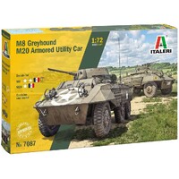 M8 Greyhound / M20 Armored Card Italeri 1:72 Byggesett