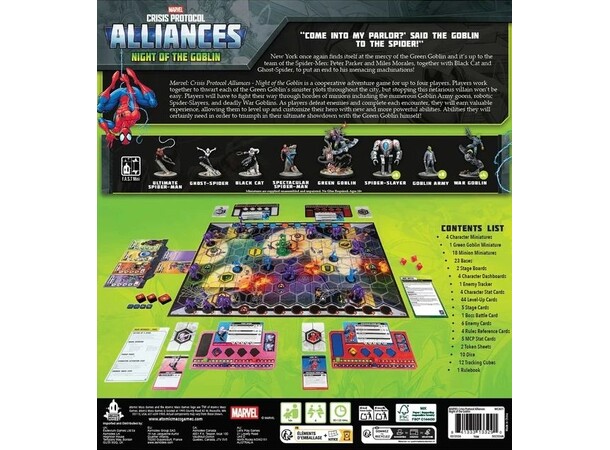 Marvel Crisis Protocol Alliances Night of the Goblin Brettspill 