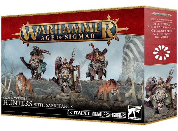 Ogor Mawtribes Hunters with Sabrefangs Warhammer Age of Sigmar 