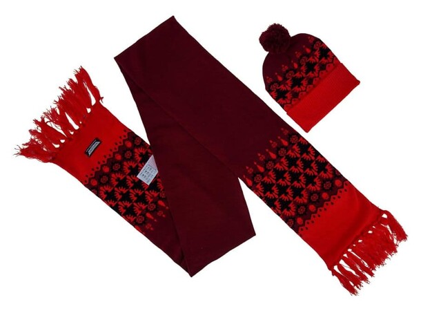 Blood Angels Knitted Hat & Scarf Warhammer 40K 