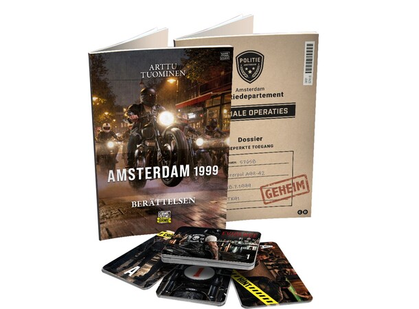 Crime scene Amsterdam 1999 Brädspel Svensk utgåva 