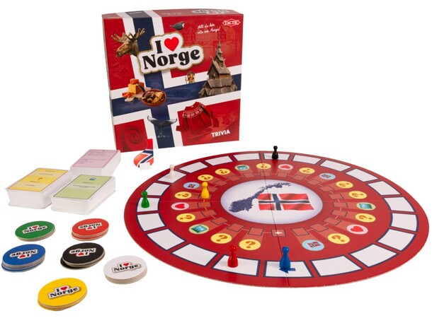 I Love Norge Spørrespill Norsk utgave 
