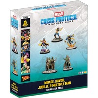 Marvel Crisis Protocol Mirage Havoc Jubilee & Multiple Man Character Pack