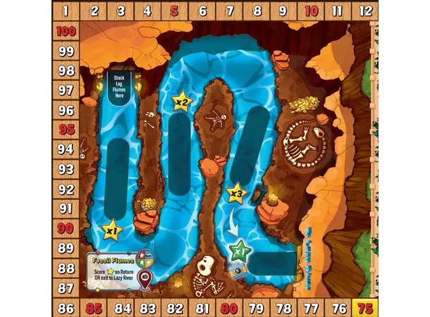 Meeple Vacation Water Park Brettspill 