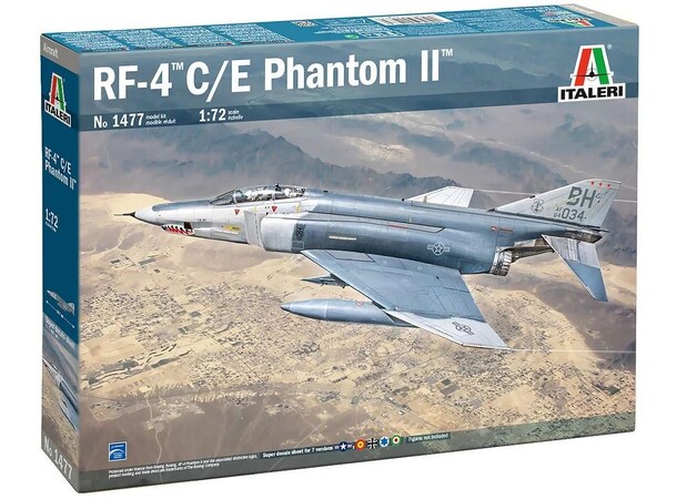 RF-4 C/E Phantom II Italeri 1:72 Byggesett 
