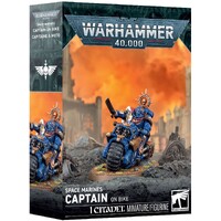 Space Marines Captain on Bike Warhammer 40K