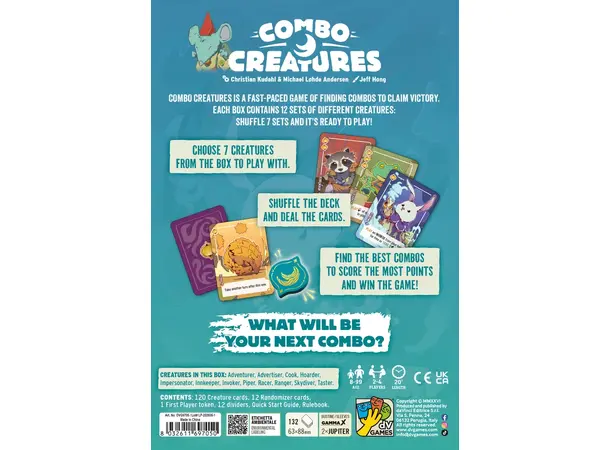 Combo Creatures The Quick Ones Kortspel 