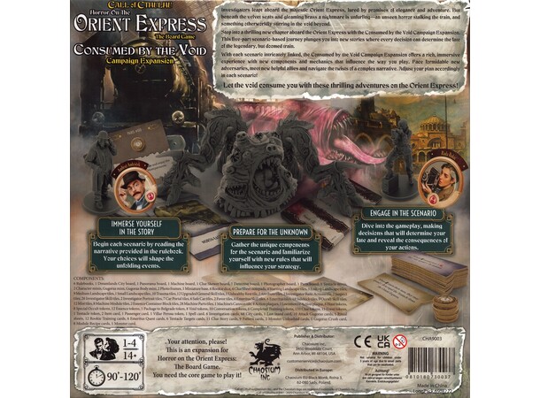 Horror Orient Express Consumed Void Exp Expansion Horror on the Orient Express 