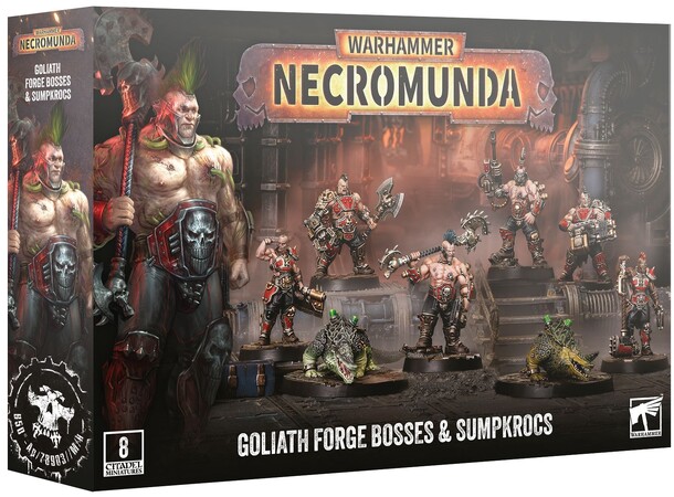 Necromunda Goliath Forge Bosses Sumpkrocs - Necromunda Skirmish 