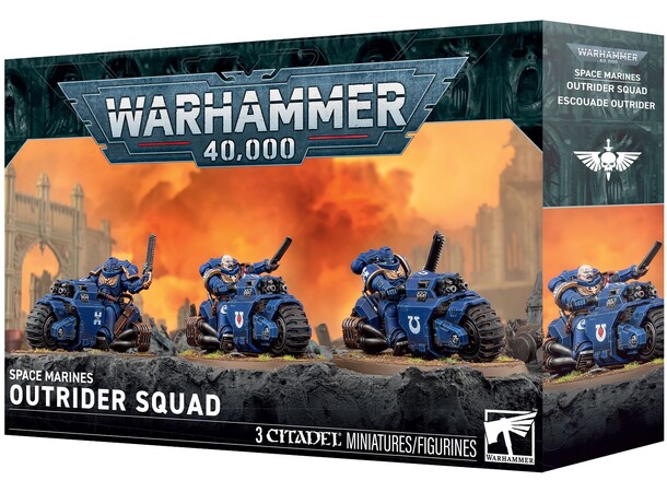 Space Marines Outrider Squad Warhammer 40K 